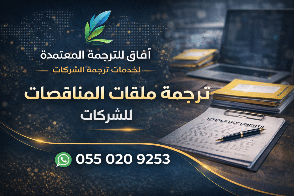 tender documents translation